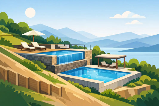 How to Build a Pool on a Slope