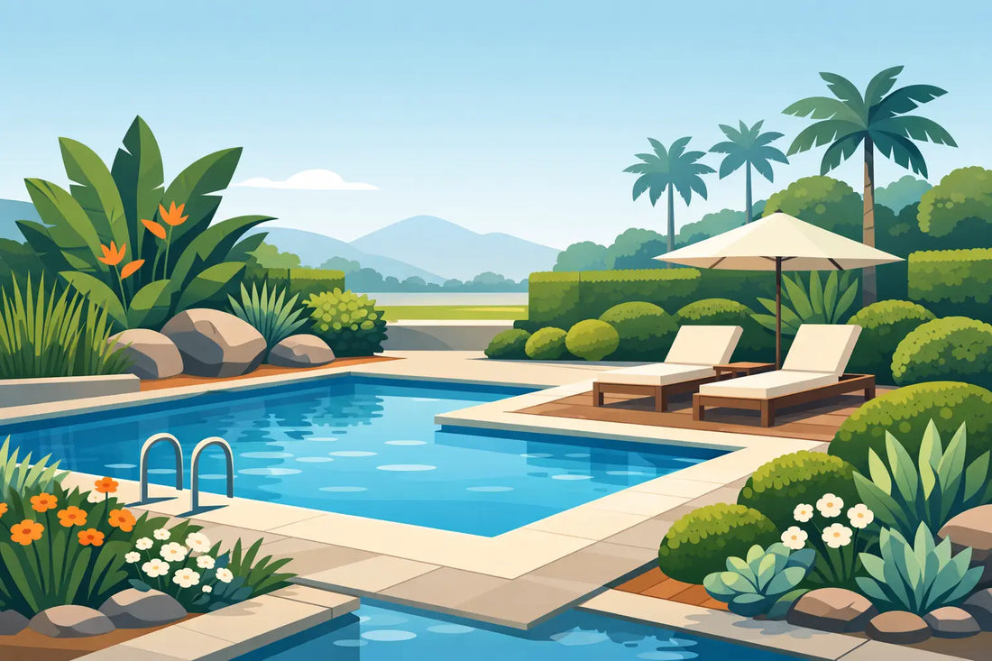 Garden Design Around Pool That Really Works