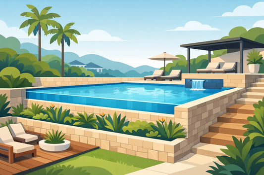 Pool Retaining Wall Design for Brisbane Backyards