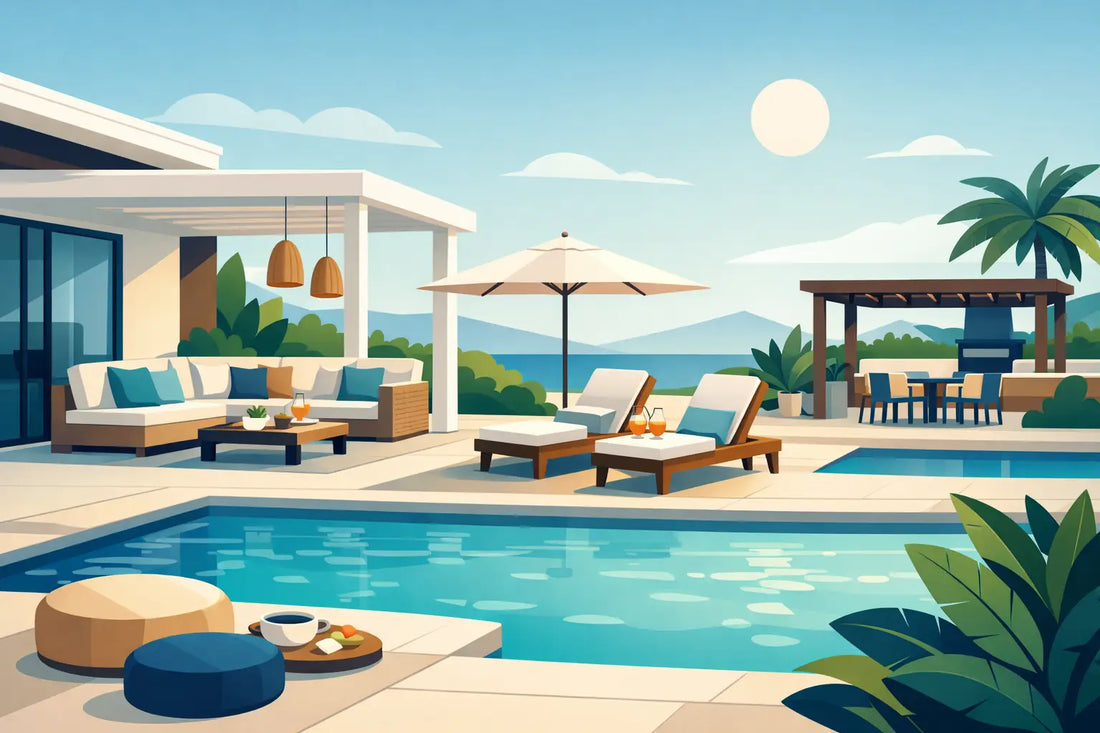 How to Design a Poolside Entertaining Area
