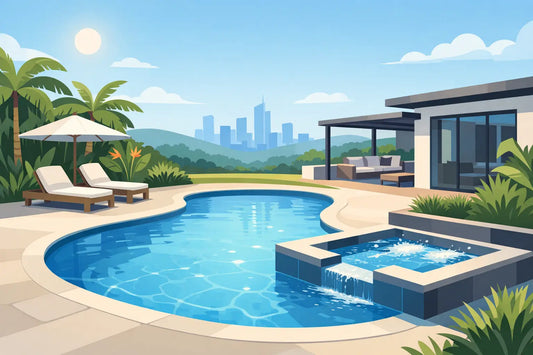 Custom Concrete Pool Design for Brisbane Homes
