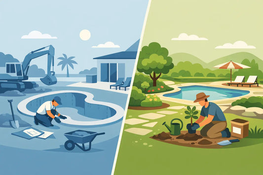 Pool Builder or Landscaper First?