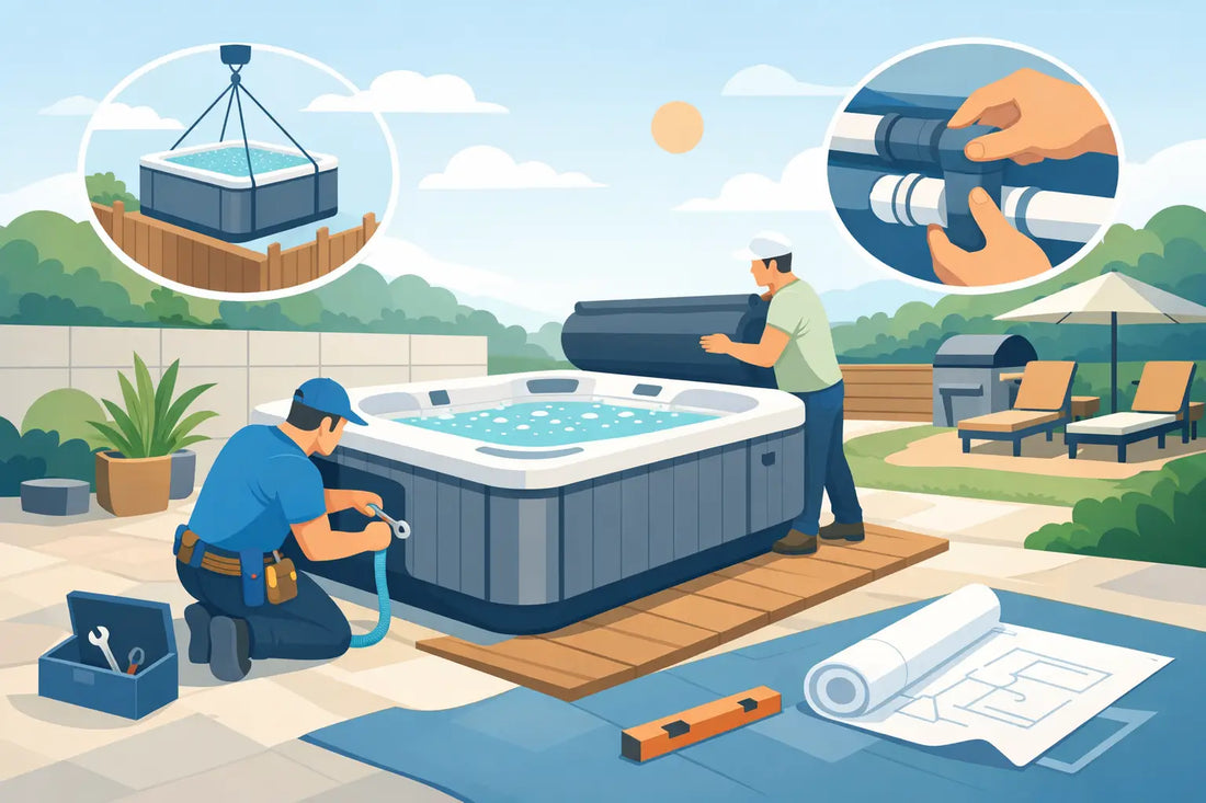 Spa Installation for Backyards Done Right