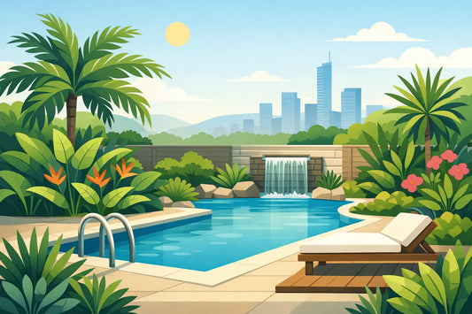 Best Plants Around Pools for Brisbane Backyards