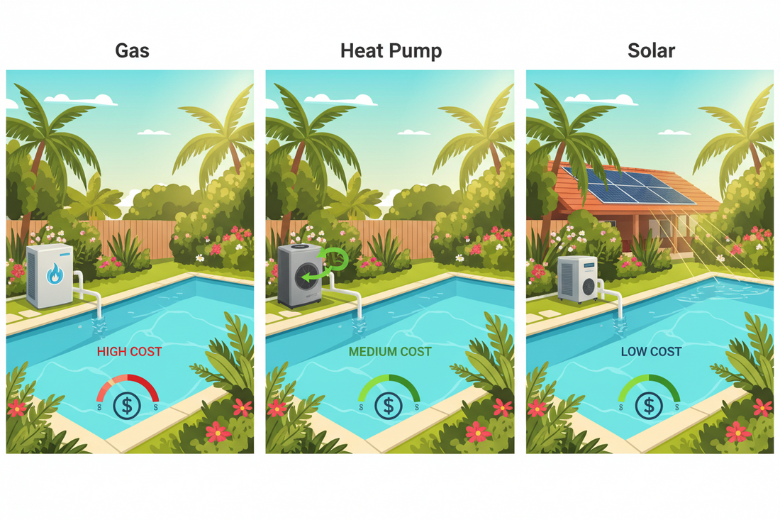 Pool Heating Costs: Gas vs Heat Pump vs Solar in Brisbane