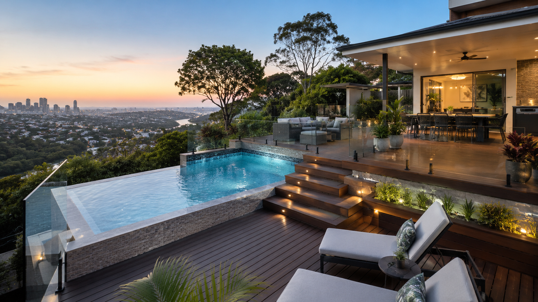 Designing a Pool for a Sloping Brisbane Block