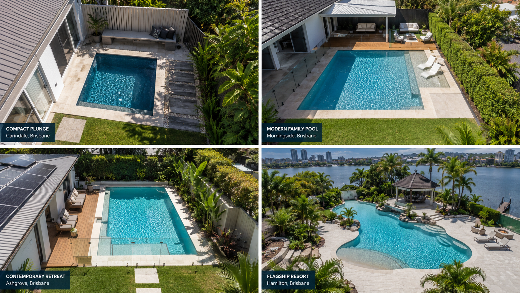 Pool Packages — 12 Brisbane Pool Builds from $35,900