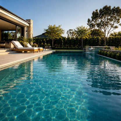 Contemporary Pool I — 9m × 4m Package — view 4 — concrete pool by Wahoo Pool & Landscape Construction, Brisbane QLD