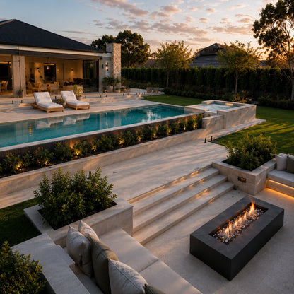 Contemporary Pool I — 9m × 4m Package — view 5 — concrete pool by Wahoo Pool & Landscape Construction, Brisbane QLD