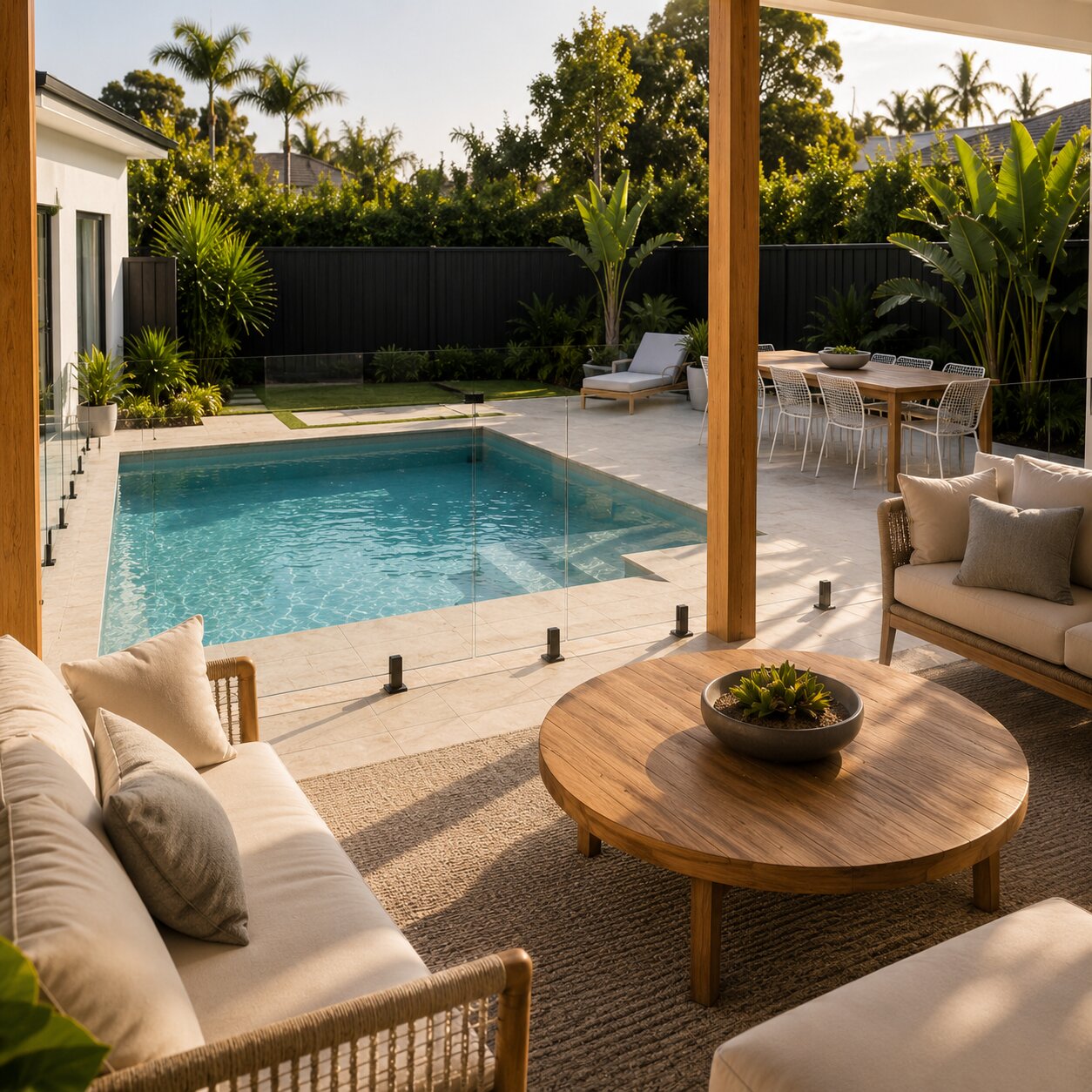 Minimal Pool — 5m × 4m Package — view 5 — concrete pool by Wahoo Pool & Landscape Construction, Brisbane QLD