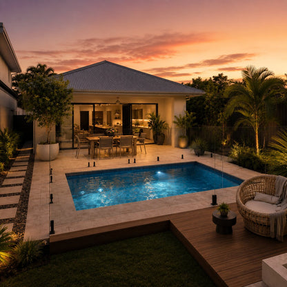 Plunge Pool — 5m × 3m Compact Package — view 5 — concrete pool by Wahoo Pool & Landscape Construction, Brisbane QLD