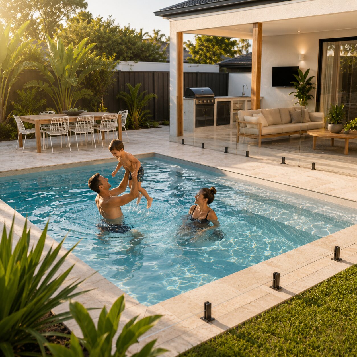 Minimal Pool — 5m × 4m Package — view 6 — concrete pool by Wahoo Pool & Landscape Construction, Brisbane QLD