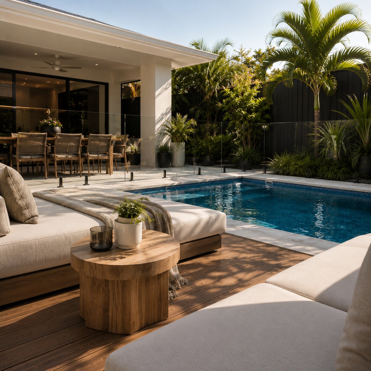 Plunge Pool — 5m × 3m Compact Package — view 6 — concrete pool by Wahoo Pool & Landscape Construction, Brisbane QLD