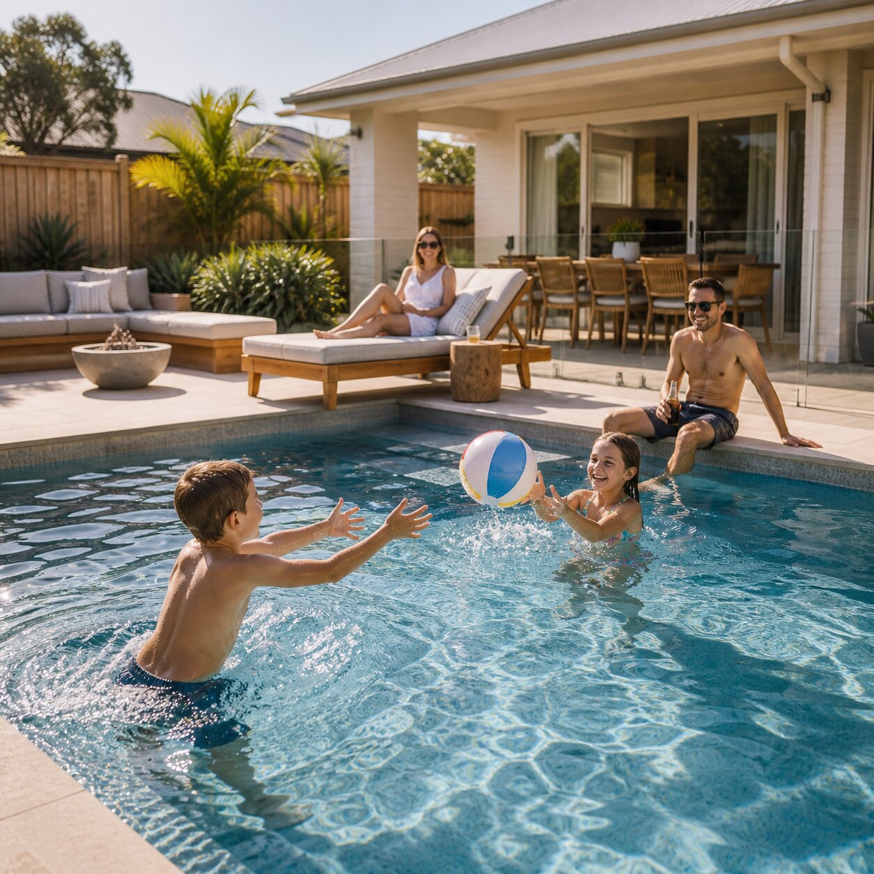 Standard Pool — 6m × 3m Package — view 5 — concrete pool by Wahoo Pool & Landscape Construction, Brisbane QLD