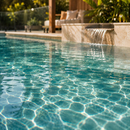 Resort Pool I — 7m × 4m Package — view 7 — concrete pool by Wahoo Pool & Landscape Construction, Brisbane QLD
