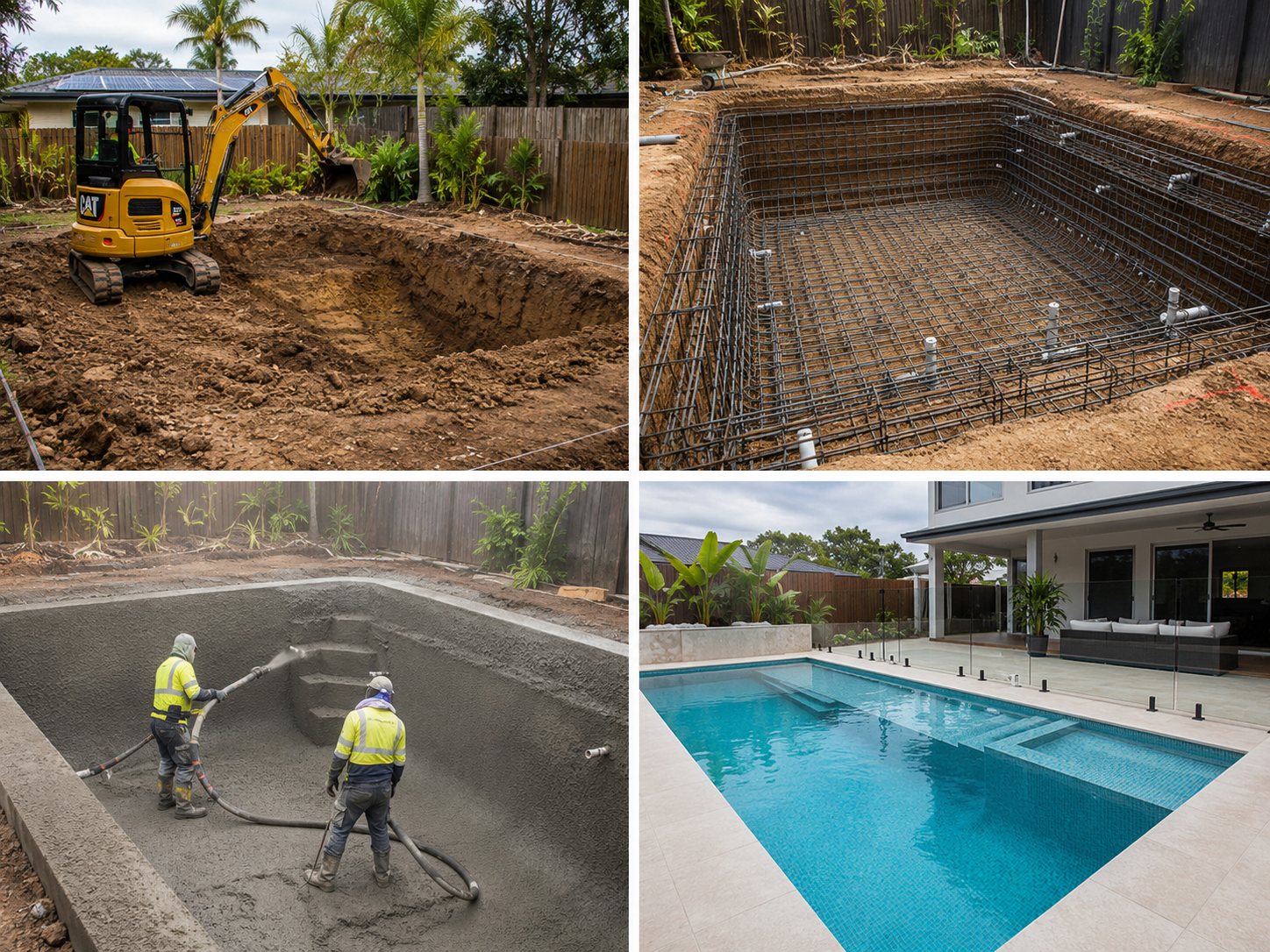 Load video: Time-lapse of a 12-week Wahoo pool build in Brisbane — from excavation to handover.
